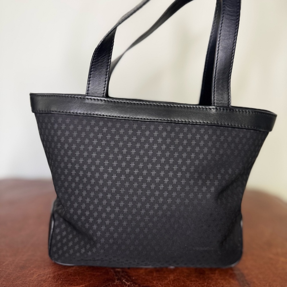 Harrod’s Black Nylon and leather Tote - Picture 3 of 15